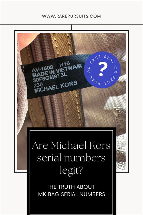 do michael kors bags have serial numbers|michael kors authentication serial number.